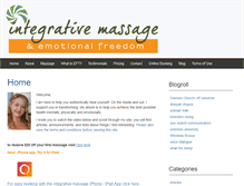 Tablet Screenshot of integrativemassageaustin.com